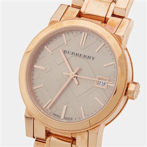 Burberry The City Watch Rose Gold BU9135 